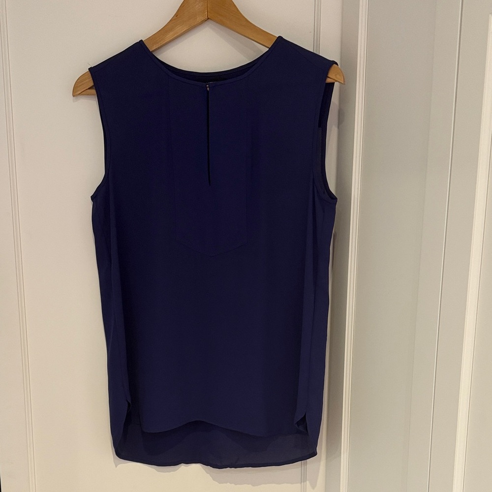 J CREW Elegant Navy Sleeveless Top